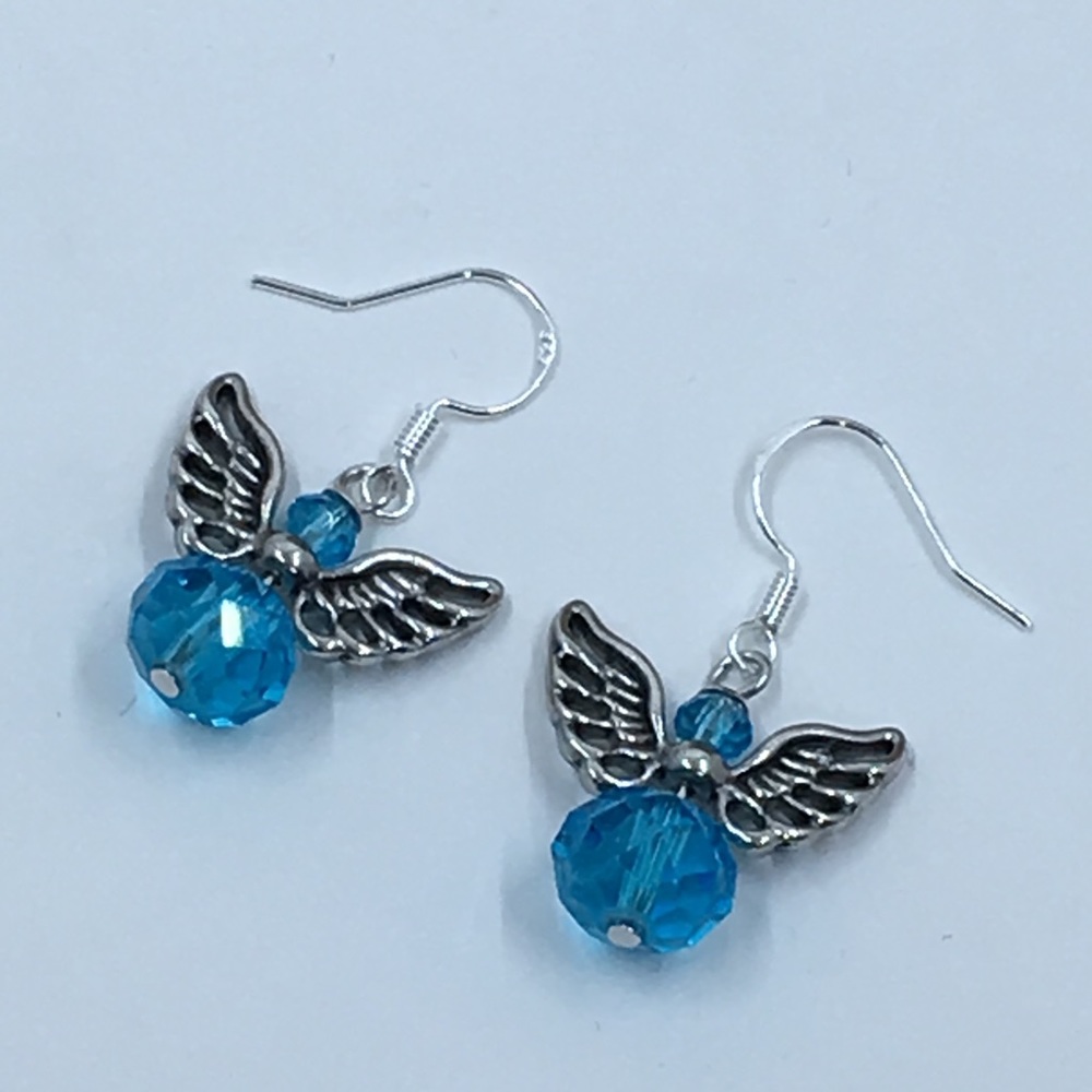 🔴 Turquoise Angel Earrings